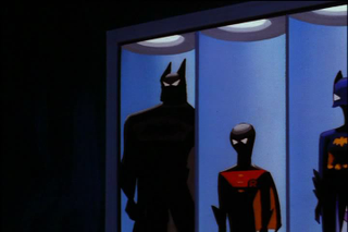Illustration for article titled A Celebration of Superheroes Staring at Costumes in Fancy Display Cases